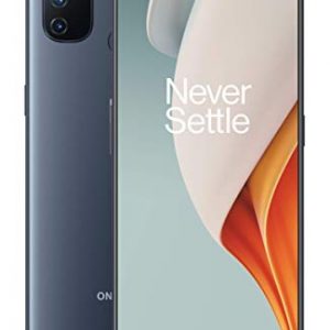 OnePlus N100 Midnight Frost (Escarcha de Medianoche) | Pantalla LCD HD + de 6.52″| 4GB RAM + 64GB de Almacenamiento | Triple cámara | Batería de 5000 mAh | Dual SIM | 4G