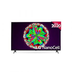 LG 55NANO806NA – Smart TV 4K NanoCell 139 cm, 55″ con Inteligencia Artificial, Procesador Inteligente Quad Core, Deep Learning, Local Dimming, HDR 10 Pro, HLG, Sonido Ultra Surround