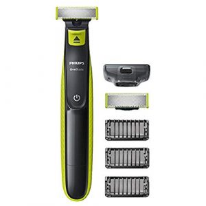 Philips QP2520/30 OneBlade – Recortador de barba, recorta, perfila y afeita, recargable