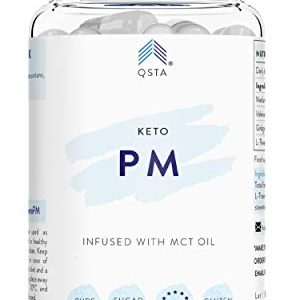 Keto Plus Actives PM (60 CAPS) – Quemagrasas potente para adelgazar y rapido, Quema grasas mientras duermes & Mejora tu sueño REM – Fat Burner Reductor, Kit Completo Dieta, PERSONALIZADO + MEDICOS