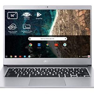 Acer Chromebook 314 – Portátil 14″ FullHD (Intel Celeron N4020, 4GB RAM, 64GB eMMc, Intel UHD Graphics, Chrome OS), Teclado QWERTY Español, Color Plata