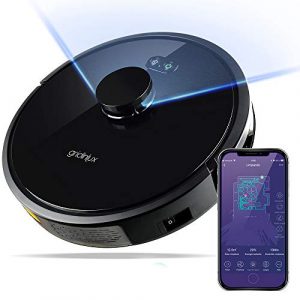 gridinlux. Robot Aspirador Cosmos Space 360º. Tecnología láser. Barre, aspira, Pasa la mopa y friega. 3 Niveles de fregado. 11 Modos de Limpieza. Compatible con Google Home y Alexa. Voz en español.