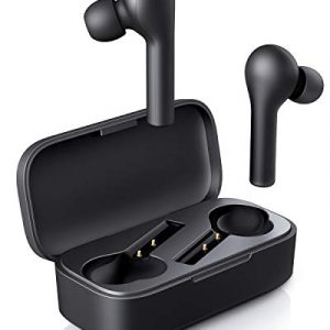 AUKEY Auriculares Bluetooth, Auriculares Inalámbricos Bluetooth 5 en la Oreja con Caja de Carga, Micrófono Incorporado, Control Táctil, Reproducci 25 Horas