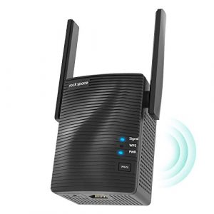 Amplificador Señal WiFi – Amplificador WiFi 5G & 2.4G, Repetidor WiFi Potente AC1200 con Puerto Gigabit，Extensor de WiFi con AP Modo，Instalación Simple con WPS, Repetidor WiFi Largo Alcance Hasta 120㎡