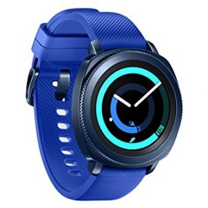 Samsung Gear Sport – Smartwatch, Tizen, 768 MB de RAM, memoria interna de 4 GB, color azul, 1.2″- Version española
