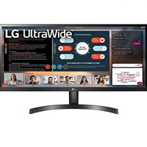 LG 29WL50S-B – Monitor de 73,66 cm (29″), 21:9 UltraWide(TM) Full HD IPS (AMD Radeon FreeSync, HDR 10, Modo AN, Maxxaudio, función multitarea), Color Negro