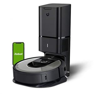 Robot aspirador iRobot Roomba i7+ (i7556) con Vaciado automático, Alta potencia, Para mascotas, Programa por habitación, Limpia por objeto, Sugerencias personalizadas, Compatible con asistentes voz
