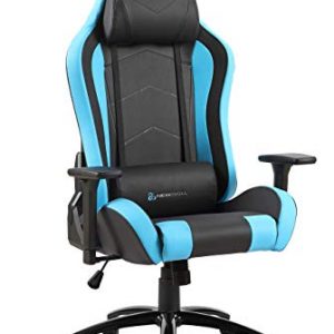Newskill Takamikura – Silla gaming profesional (inclinación y altura regulable, reposabrazos ajustables, reclinable 180º), Color Azul