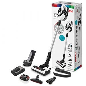 Bosch Unlimited Serie|8 Aspirador sin Cables, Plastic, 2 Velocidades, Bianco
