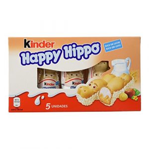 Kinder – Happy Hippo – Barritas de Chocolate – 5 unidades x 20.7 g
