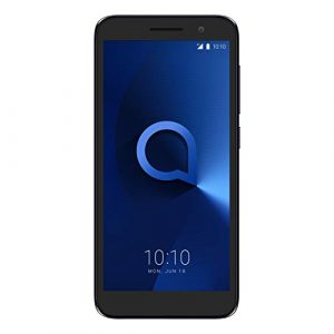 Alcatel 5033D 1 2019, Smartphone – Pantalla 5″ – Cámara trasera 5MP y frontal (selfie) 2MP – Memoria 8GB ROM + 1 RAM – Azul