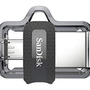 SanDisk Ultra Dual m3.0 – Unidad Dual con conector micro-USB en un extremo y un conector USB 3.0, 128 GB