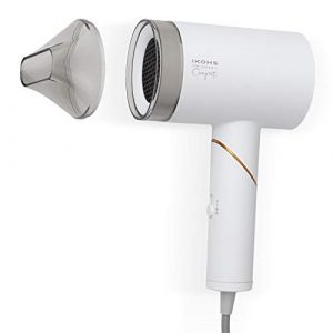 IKOHS ION CERAMIC COMPACT – Secador de Pelo Iónico por Infrarrojos Portátil, 1200 W, 3 Modos, Plegable, Difusor Compacto, Motor Dc, Menor Consumo, Ligero y Manejable, Tecnología Cerámica