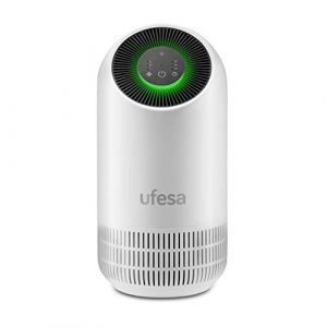 Ufesa – Purificador de Aire PF4500 Sistema de filtrado 3 capas: Pre filtro + Carbón Activo + HEPA. Neutraliza el 99.97% de polvo y bacterias con con aire limpio