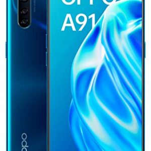 OPPO A91 – Smartphone de 6.4 » AMOLED, 8GB, 128GB, Octa-core, cámara trasera 48 + 8 + 2 + 2 MP, cámara frontal 16 MP, 4.000 mAh, Android 9, Azul