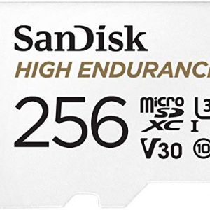 SanDisk High Endurance – Tarjeta MicroSD para Video vigilancia, 256 GB