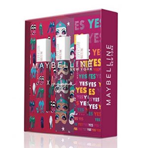 Maybelline New York – Cofre de 3 Pintalabios Superstay Matte Ink, Edición Limitada Ashley Longshore, Incluye los Tonos 20 Pioneer, 40 Believer y 120 Artist