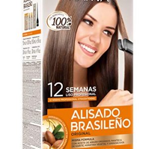 Kativa Alisado Brasileño – Con Keratina, Argán y Karité – Hasta 12 semanas