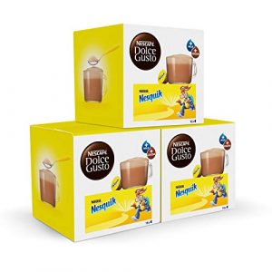 Nescafé DOLCE GUSTO Cacao NESQUIK – Pack de 3 x 16 Cápsulas – Total 48 Cápsulas