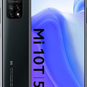 Xiaomi Mi 10T (Pantalla 6.67″ Fhd+ Dotdisplay, 6Gb+128Gb, Cámara de 64Mp, Snapdragon 865 5G, 5.000Mah Comcarga 33W) Negro Cósmico [Versión Española], Comalexa Hands-Free