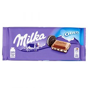 Milka Oreo – Tierno Chocolate con Leche de los Alpes y Galletas Oreo – Tableta de 100 g
