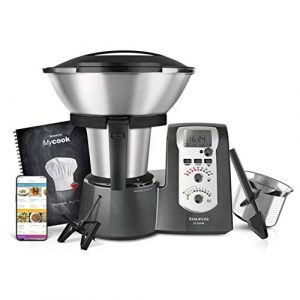 Taurus Mycook Legend – Robot de Cocina por Inducción de 40 a 120º C, app mycook con miles de recetas gratuitas, incluye un recetario impreso con 250 recetas, 1600 W, vaporera, balanza integrada, multi
