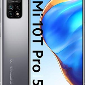 Xiaomi Mi 10T Pro (Pantalla 6.67″ Fhd+ Dotdisplay, 8Gb+256Gb, Cámara de 108Mp, Snapdragon 865 5G, 5.000Mah Comcarga 33W) Plata Lunar [Versión Española]