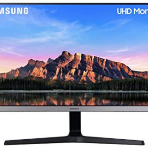 Samsung U28R550 – Monitor de 28″ sin marcos (4K, 4 ms, 60 Hz, HDR10, FreeSync, LED, IPS, 16:9, 1000:1, 300 cd/m², 178°, HDMI 2.0, Base en V) Gris Oscuro