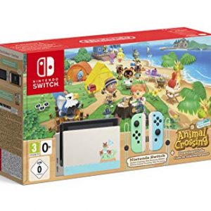Nintendo Switch HW – Consola Edición Animal Crossing – Verde/Azul