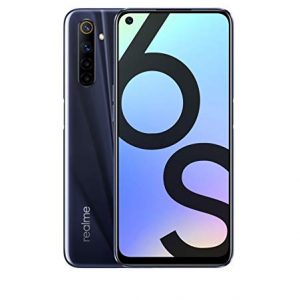 realme 6s – Smartphone de 6.5″ con Pantalla FHD+, 4GB RAM + 64GB ROM. Procesador OctaCore Helio G90T. Cuádruple cámara AI de 48MP. 3 Ranuras para Tarjetas (2 SIM + 1 Micro SD). Negro Eclipse.