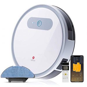 LEFANT Robot Aspirador y Fregasuelos, M501-A Succión Fuerte 2000Pa con Sensores Anticaída, Programable App, Autocarga, Aspira, Barre, Friega y Pasa la Mopa, Alexa y Google Home