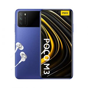 Poco M3 – Smartphone 4+64GB, Pantalla 6,53″ FHD+ con Dot Drop, Snapdragon 662, Cámara triple de 48 MP con IA, batería de 6000 mAh, Cool Blue