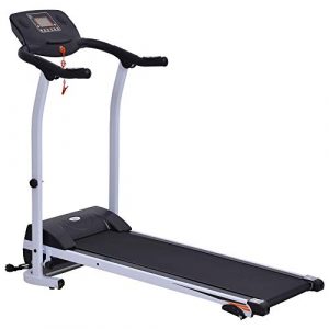 HOMCOM Cinta de Correr Eléctrica Plegable con 9 Programas Motorizado Pantalla LCD Pendiente Ajustable Velocidad 1-6 km/h Máquina de Correr 60x133x117 cm Negro