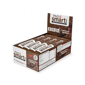 PhD Smart Bar Brownie De Chocolate – 12 Unidades (12X64G), 770 g