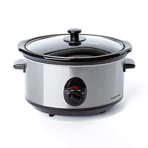 Mellerware – Tempo Olla de cocción Lenta, minimo Consumo 240W, cocción a Baja Temperatura, 4 Funciones, 3.5L, Olla de cerámica extraíble, Incluye recetario