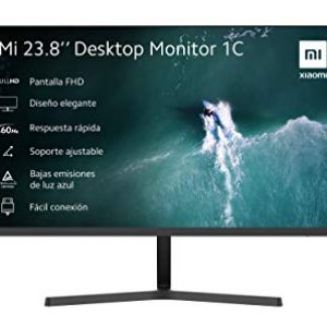 Xiaomi Monitor 1C 23.8″ FHD (ISP, 1920×1080, 16:9, 60Hz, 6ms, 250cd/m2, HDMI + VGA, 178º, 3 lados sin bordes)