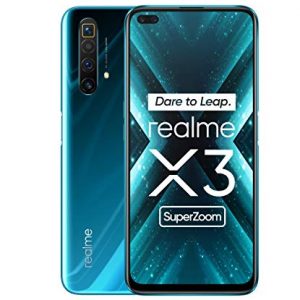 realme X3 Super Zoom, smartphone de 6.5″, 8GB de RAM + 128GB de ROM, procesador OctaCore, cuádruple cámara 64MP AI, dual sim, Glacier Blue