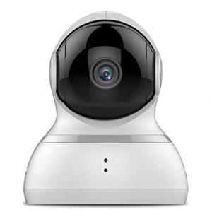 YI Camara Vigilancia 1080p Camara IP Camaras de Vigilancia Wifi Interior 360° Compatible con Alexa Detección de Movimiento, Visión Nocturna, Audio de 2 Vias y Nube con App para iOS y Android Blanco