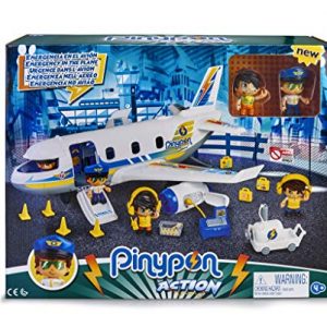 Pinypon Action- Emergencia en el avión con Dos Figuras y de Accesorios, para niños y niñas de 4 a 8 años, (Famosa 700015149) , color/modelo surtido