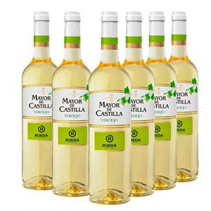 Mayor de Castilla Verdejo – Vino Blanco D.O Rueda, Pack de 6 Botellas x 750 ml