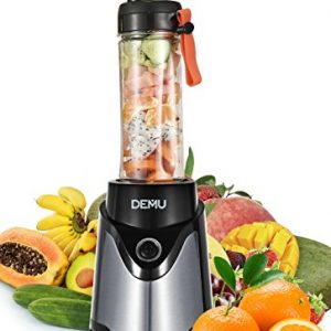 demu licuadora al vacío 300 W batidora para Smoothies Minibatidora mezclador vacío frutas y Legumes plata