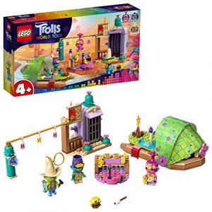 LEGO Trolls – Aventura en Balsa en Lonesome Flats, Set de Construcción de Barca con Minifiguras de Personajes de la Película, Incluye a Poppy, Branch y Hicory (41253)