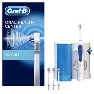Oral-B Oxyjet – Sistema De Limpieza Irrigador Bucal Con Tecnología Braun, 4 Cabezales Oxyjet