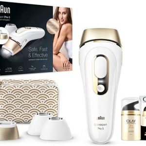 Braun Silk Expert Pro 5 PL5137MN Depiladora Láser de Luz Pulsada IPL y Olay Total Effects 7 en 1 Hidratante Anti-Edad De Día