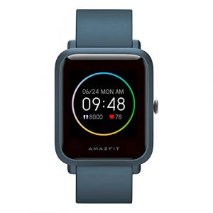 Amazfit Bip S Lite Smartwatch Ftiness Reloj Inteligente Deporte Pantalla Transflectiva Siempre Encendida Duración de la Batería 30 días Monitoreo del Sueño y Frecuencia para Hombre