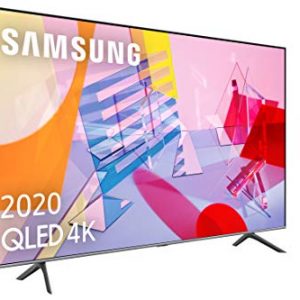 Samsung QLED 4K 2020 55Q64T – Smart TV de 55″ con Resolución 4K UHD, con Alexa Integrada, Inteligencia Artificial 4K Wide Viewing Angle, Sonido Inteligente, Premium One Remote