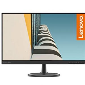 Lenovo C24-25 – Monitor de 23.8″ FullHD (1920×1080 pixeles, 16:9, 75Hz, 4ms, 1000:1, Puertos VGA + HDMI, 3 lados, sin bordes) Color Negro
