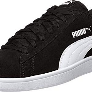 PUMA Smash v2, Zapatillas Unisex Adulto, Negro (Black White Silver), 42.5 EU