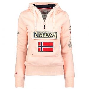 Geographical Norway – Sudadera DE Mujer GYMCLASS Rosa Claro L