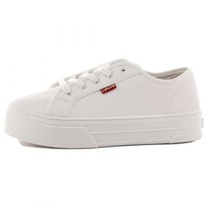 Levi’s Tijuana, Sneakers Mujer, White Normal, 37 EU